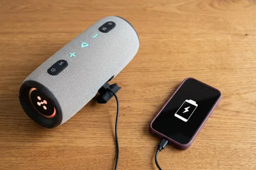 Głośnik mobilny XMUSIC BTS860 Bluetooth, Moc 40W, IP66, Akumulator 5000 mAh,  Radio FM, Szary