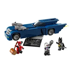 Конструктор LEGO Super Heroes 76274 Бэтмен с Бэтмобилем против Харли Куинна и Мистера Куинна Freeze