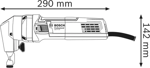 Sac Metal için makas (nibbler) Bosch GNA 75-16 Professional