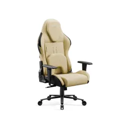 Fotel Diablo Chairs X.One Prime, Normal Size Broken Gold Gamingowy Do 140kg Tkanina Złoty