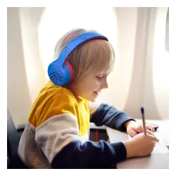 Słuchawki nauszne POWERLOCUS Tiger ANC Niebiesko-czerwony