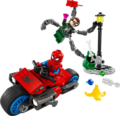 LEGO 76275 Marvel Pościg na motocyklu: Spider-Man vs. Doc Ock