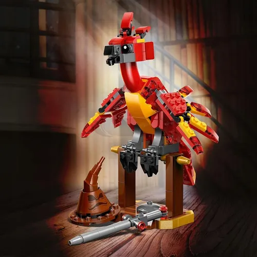 LEGO HARRY POTTER 76448 FAWKES FENIKS DUMBLEDO zestaw klocków dla dzieci 8+