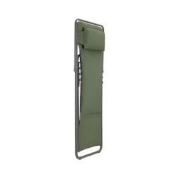 Leżak z zagłówkiem Lafuma Mobilier Maxi Transat Plus BeComfort® - olive green