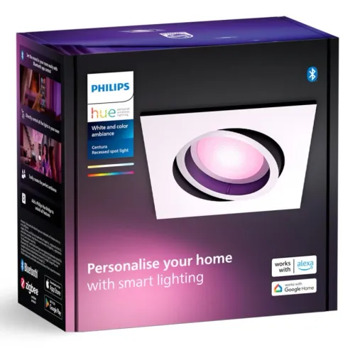 Oświetlenie punktowe Philips Hue White and Color Ambiance Centura 1szt. Biały