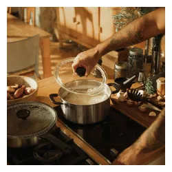 Garnek Fiskars Functional Form 1072317 Indukcja Stal nierdzewna 5l