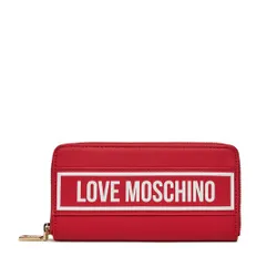 Большой женский кошелек LOVE MOSCHINO Jc5719pp0hkg150a Rosso / Bianco