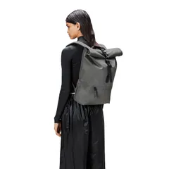 Велосипедный рюкзак Rains Rolltop Rucksack-grey