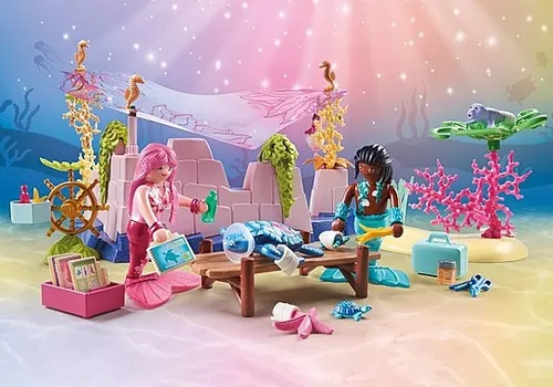 Набор фигурок Playmobil Princess Magic 71499 Уход за подводными морскими животными