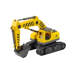Laweta Do Rozkręcania Ciężarówka Z Naczepą Koparka Światła Dźwięki Zestaw Diy