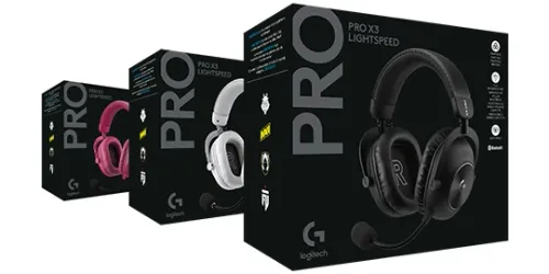 Słuchawki bezprzewodowe z mikrofonem Logitech G Pro X3 Lightspeed Nauszne Czarny