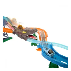 Hot Wheels Tor samochodowy Racer Verse Jurassic World Morski dinopościg