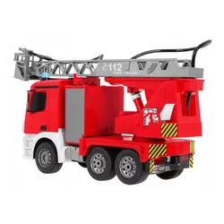 Zdalnie sterowany samochód COIL wóz strażacki Mercedes straż pożarna auto RC pilot LED