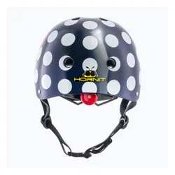 Kask rowerowy dziecięcy Hornit PolkaDot navy/white/red
