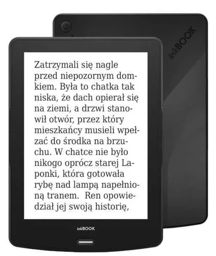 Czytnik E-booków inkBOOK Calypso Plus - 6" - 16GB -WiFi - czarny + etui