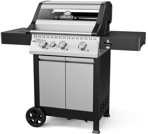Grill gazowy KOLER Krone Compact Srebrny 15.5 kW 60 x 46 cm