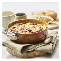 DE BUYER Prima Matera 4,9 l - garnek miedziany z pokrywką