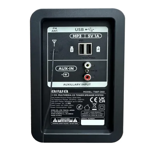 Kolumna Aiwa TSBT-360 Drewno 1szt.
