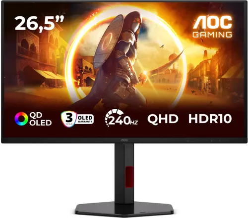 Monitor AOC Q27G4ZDR 26.5" 2560x1440px 240Hz 0.03 ms [GTG]