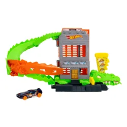 Tor Hot Wheels City Krokodyl Atak na pizzerię JHL93