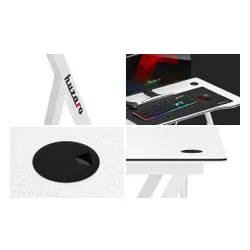 Biurko gamingowe HUZARO Hero 1.4 Biały