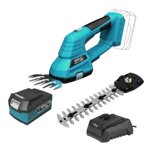 Nożyce do żywopłotu / trawy DEDRA DED7089 akumulatorowe + Akumulator DEDRA DED7034 SAS+ALL 4Ah 18V + Ładowarka DEDRA DED7038 SAS+ALL