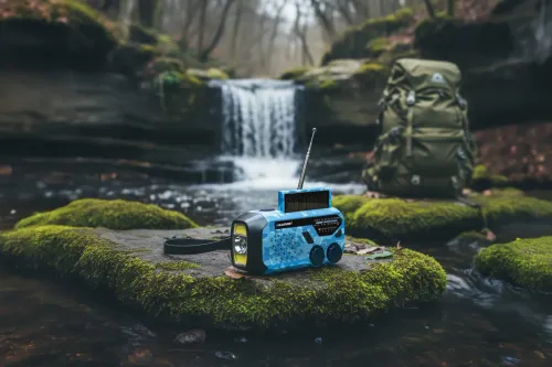 Radioodbiornik Blaupunkt ER10BC SURVIVAL Czarno-niebieski