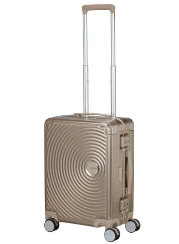 Walizka mała American Tourister Soundbox Alu - bronze