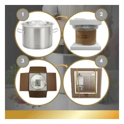 Garnek Gastronomiczny Z Pokrywą Stalową Ø38Cm 27L Kinghoff Kh-2025