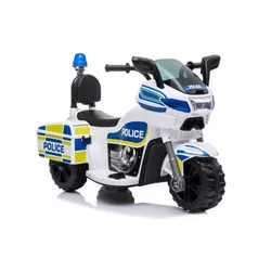 Motorek Na Akumulator Tr1912 Dla Dziecka 1-3 Lat Policja Dźwięki LED Kuferki