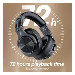 Słuchawki bezprzewodowe Oneodio Fusion A70 Nauszne Bluetooth 5.2 Brązowy