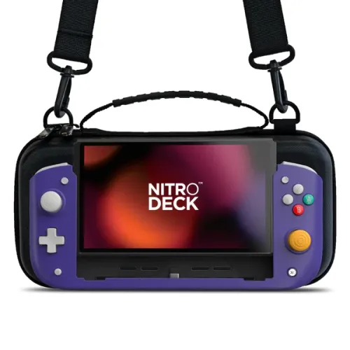 Kontroler Crkd Nitro Deck Retro Purple Limited Edition with Carry Case do Nintendo Switch