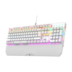 Klawiatura mechaniczna Rampage KB-R86 UMBRA Kaicheng Blue Switch Biały