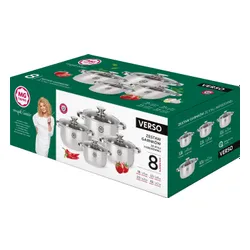 Zestaw garnków MG HOME Verso (8 elementów)