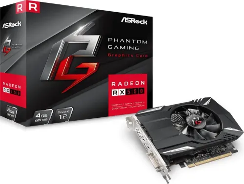 Karta graficzna ASrock Phantom Gaming Radeon RX 550 4GB GDDR5 128bit