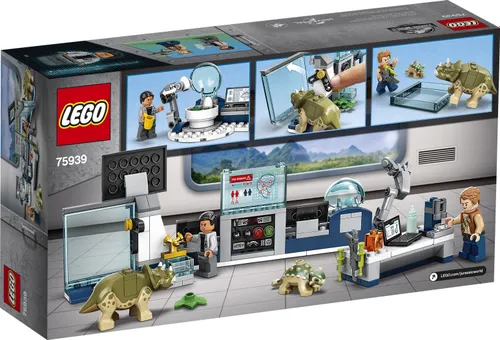 Конструктор Lego Jurassic World лаборатория доктора Ву: побег молодых динозавров (75939)