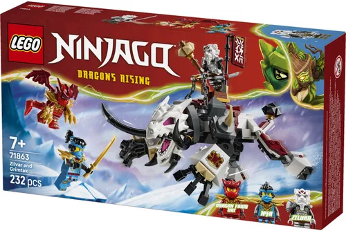 LEGO 71863 NINJAGO Zilvar i smocza bestia Grimtak