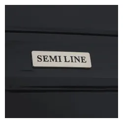 Средний Жесткий Чемодан Semi Line T5618-2 Темно-Синий