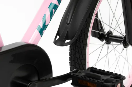 Rower dziecięcy KARBON Jazz 18 cali dla dziewczynki Różowy