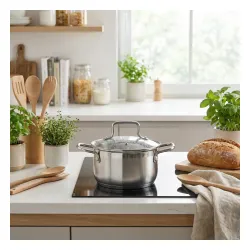AMBITION Hugo 0,75 l - garnek ze stali nierdzewnej z pokrywką