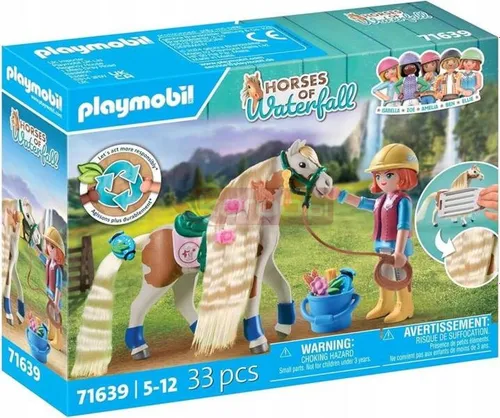 PLAYMOBIL HORSE OF WATERFALL 71639 ELLIE Z KONIEM zestaw dla dzieci +5 lat