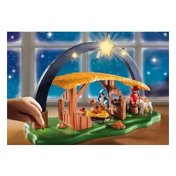 Playmobil Zestaw Stajenka z oświetleniem