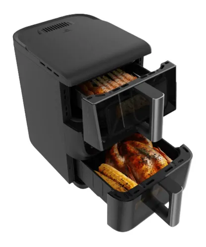 Air Fryer Frytkownica beztłuszczowa CECOTEC Cecofry DuoLevel 10000 Window 10l z podwójnym koszem