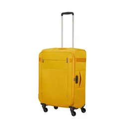 Walizka średnia poszerzana Samsonite CityBeat - golden yellow