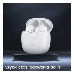 Słuchawki bezprzewodowe USAMS IA Series TWS Douszne Bluetooth 5.0 Czarny