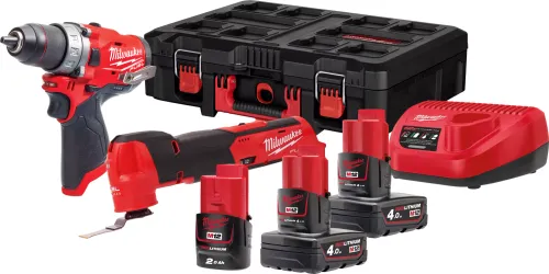 Milwaukee M12 FPP2AX - 423p Yakıt Güç Paketi Kombinasyon Kiti