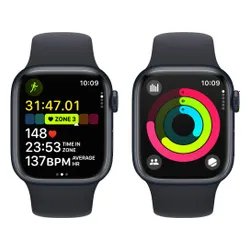 Apple Watch 9 GPS 41 мм алюминиевый Север / Север Спортивный ремешок S / M