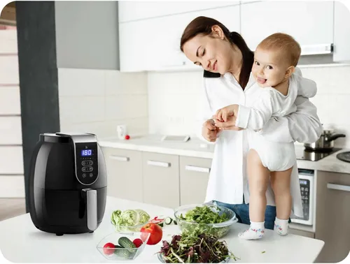 Air Fryer Frytkownica beztłuszczowa BERDSEN BD-651 3.6l programator czasowy
