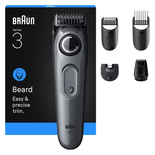 Trymer Braun BT3560 3 nasadki 50min