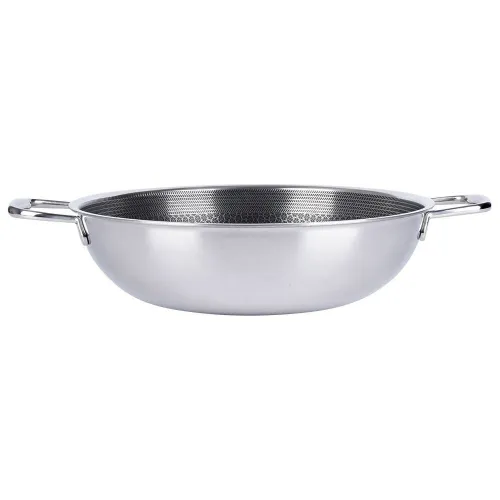 Patelnia wok stalowa nieprzywierająca COOKCELL 28 cm